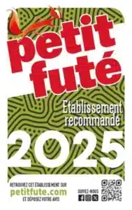 Partenaire du Petit Futé - Etablissement recommandé 2025.